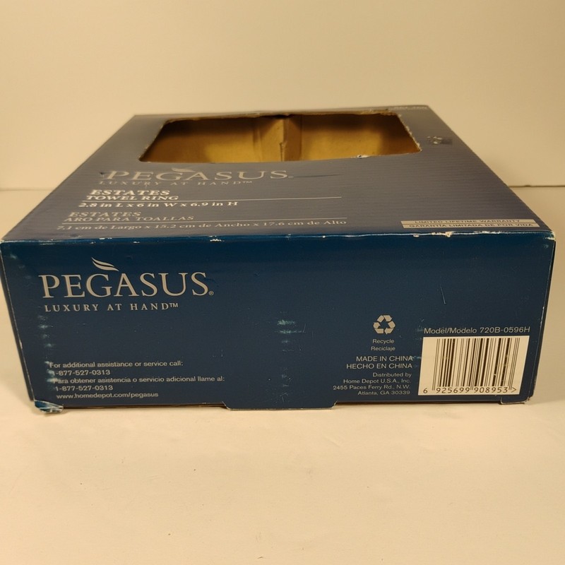 Pegasus Estates Towel Ring Heritage Bronze 861 360 Hand Rubbed Finish NEW gallery
