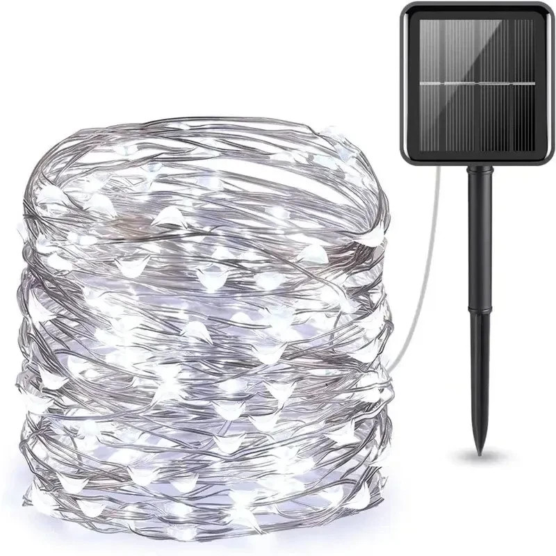 LED Solar String Light Lights Waterproof Copper Wire Fairy Outdoor Garden Party gallery