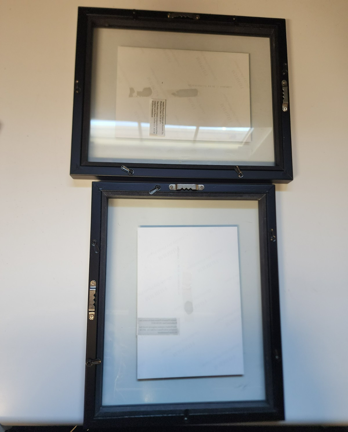 Two Black Border Picture Frames - 9x11 - Horizontal and Vertical gallery