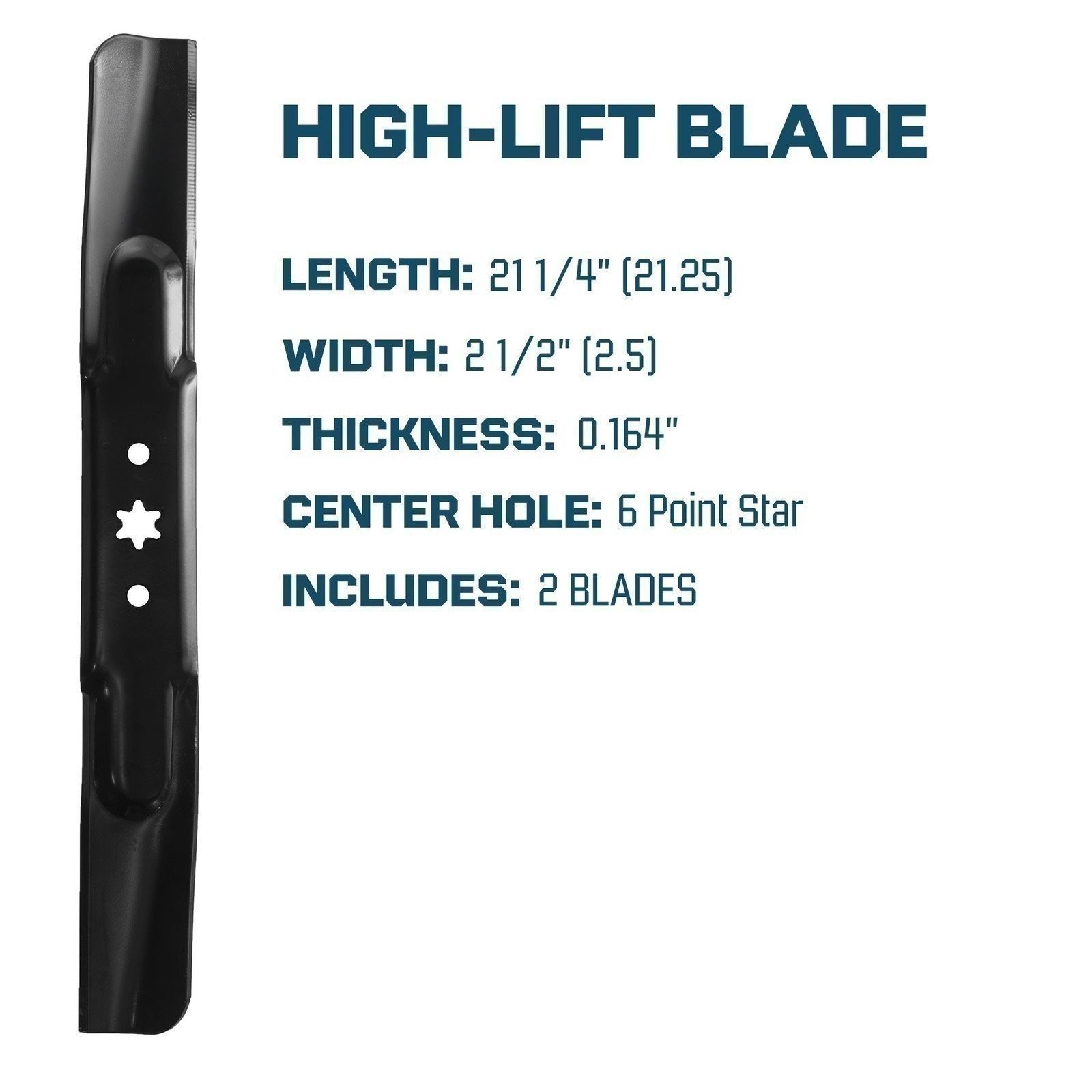2 Pack High Lift Mower Blade For Cub Cadet Craftsman MTD Troy-Bilt 42" Decks gallery