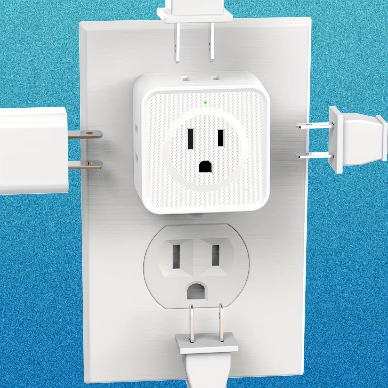 5 Way Multi Plug Outlet Extender, Wall Outlet Expander, Small Electrical Outlet gallery