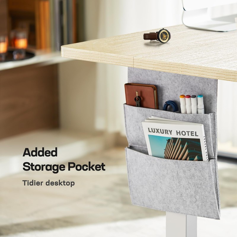 Marsail Standing Desk Adjustable Height, Electric Standing Desk 55*24",(TZESD8N) gallery