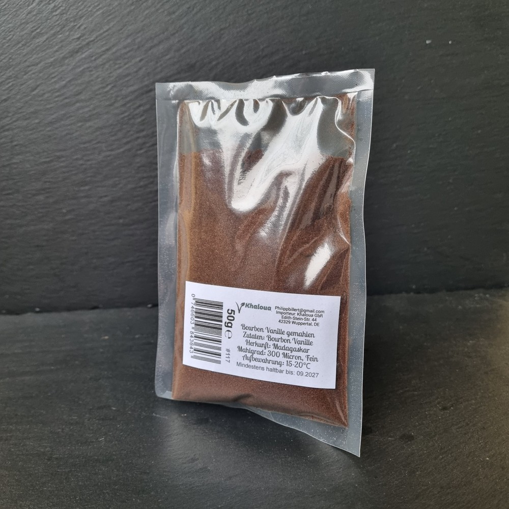 50g Vanilla Powder Madagascar 100% Bourbon Ground Vanilla