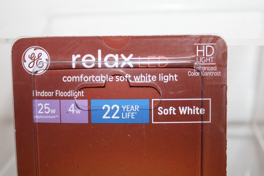 GE Relax 25w Equiv 4w LED Bulb R14 Intermediate Base Soft White Indoor Flood gallery