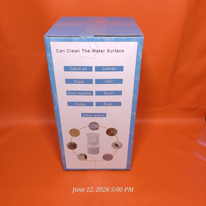 Automatic Surface Pool Skimmer Floating Debris Catcher For Above Ground Pools gallery
