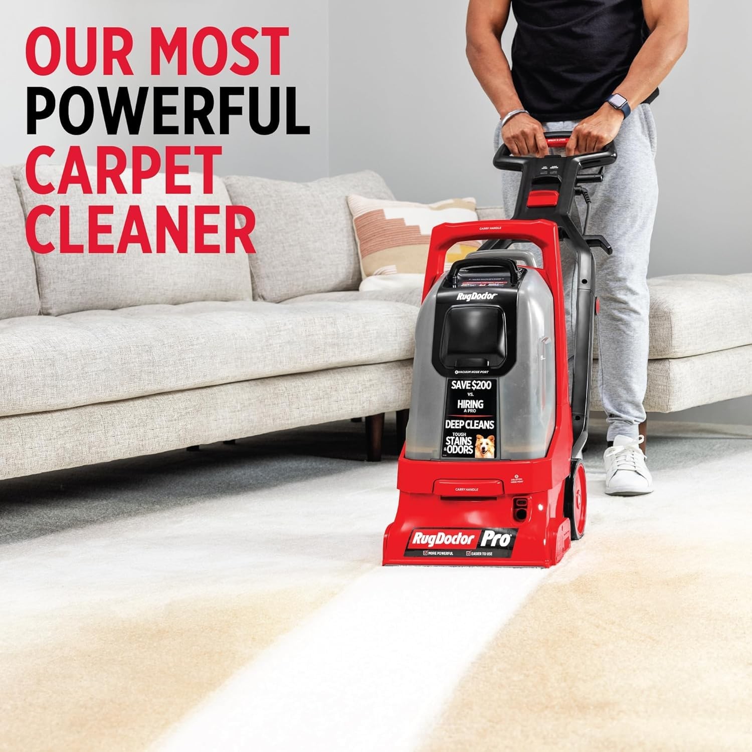 Rug Doctor Pro Deep Commercial Carpet Cleaning Machine ONLY VACUUM,. gallery
