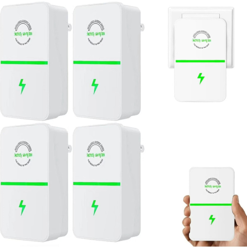 4pcs Smart Electricity Saving Box Plug-In Power Saver 90V - 250V US Outlet gallery