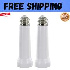 Light Socket Extender E26/E27 Light Bulb Socket Extender Standard Medium Base