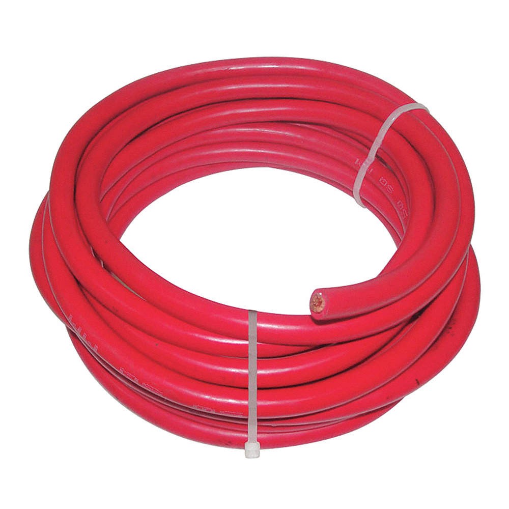 WESTWARD 19YE34 Welding Cable,1/0,EPDM,Red,25ft 19YE34 gallery