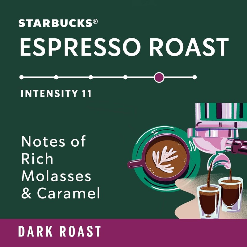 Crafted Nespresso Dark Roast Espresso Pods, 50 Count for a Rich Brew Experience gallery