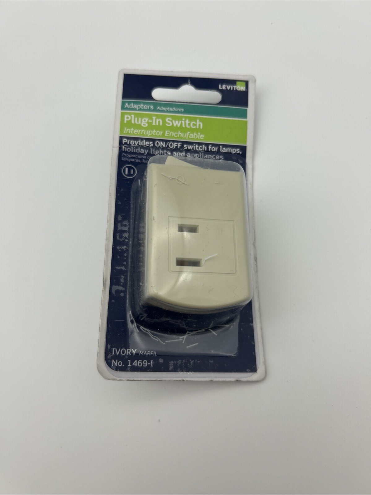 Leviton Plug-In Switch Tap Ivory 2-Pole 13A C29-01469-00I gallery
