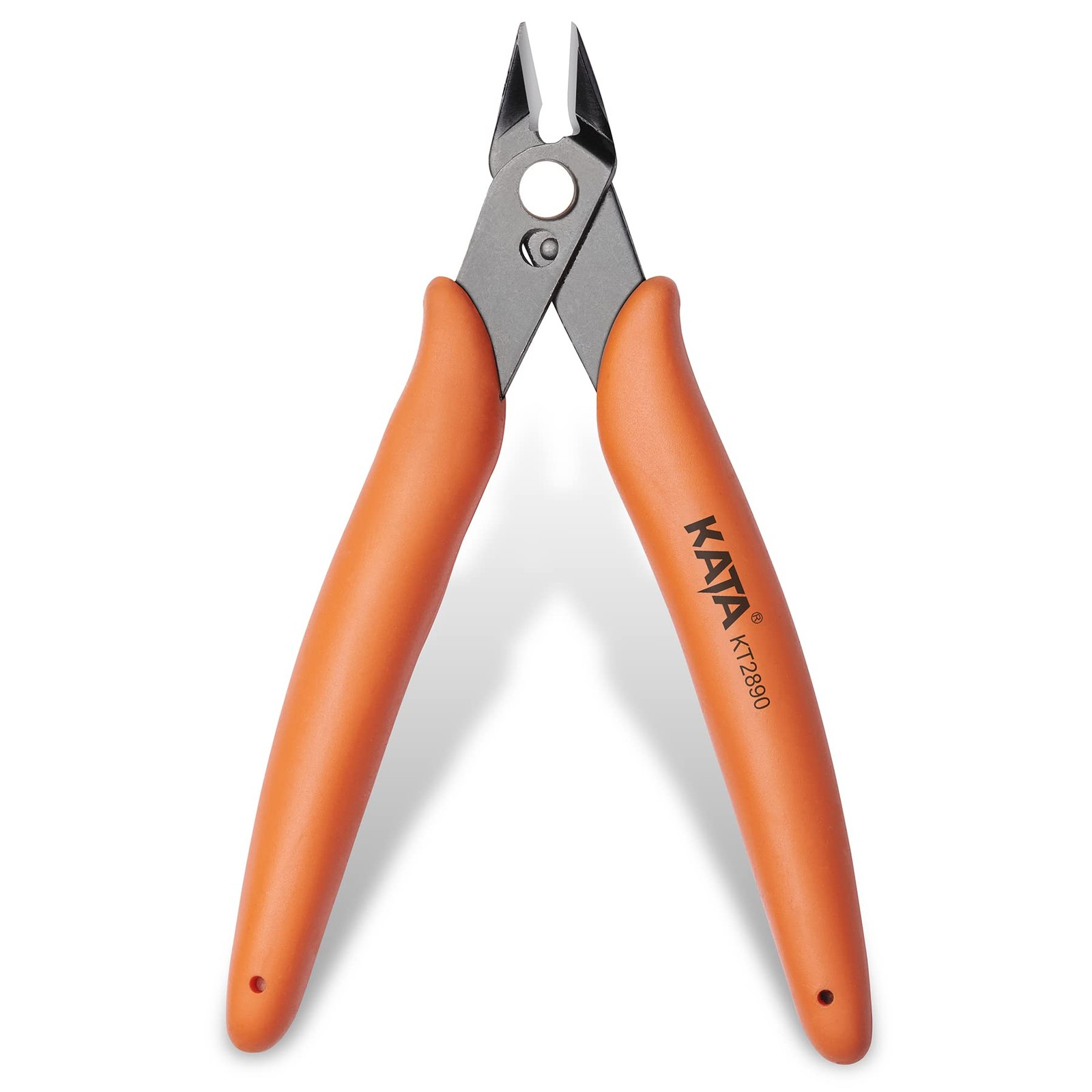 KATA Micro Wire Cutters Pliers: Precision Flush Cutter Tools Small, Orange gallery