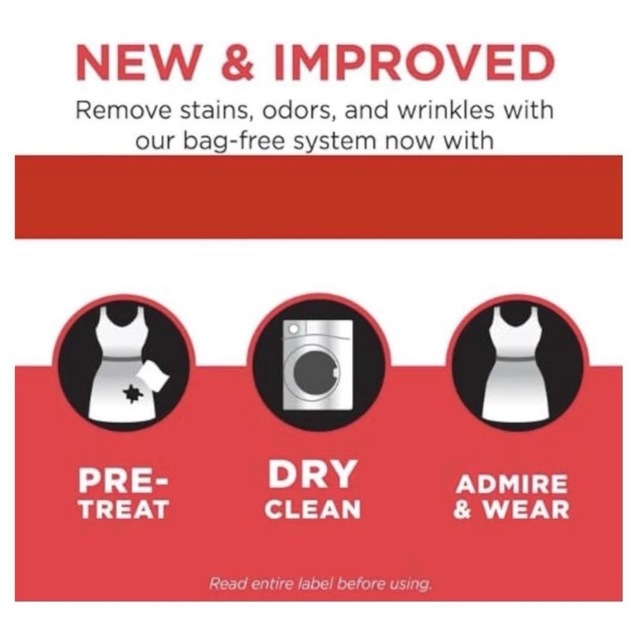dryel At-Home Dry-Cleaner Kit, 5 Loads, 6 Cloths, Odor/Wrinkle Releaser gallery