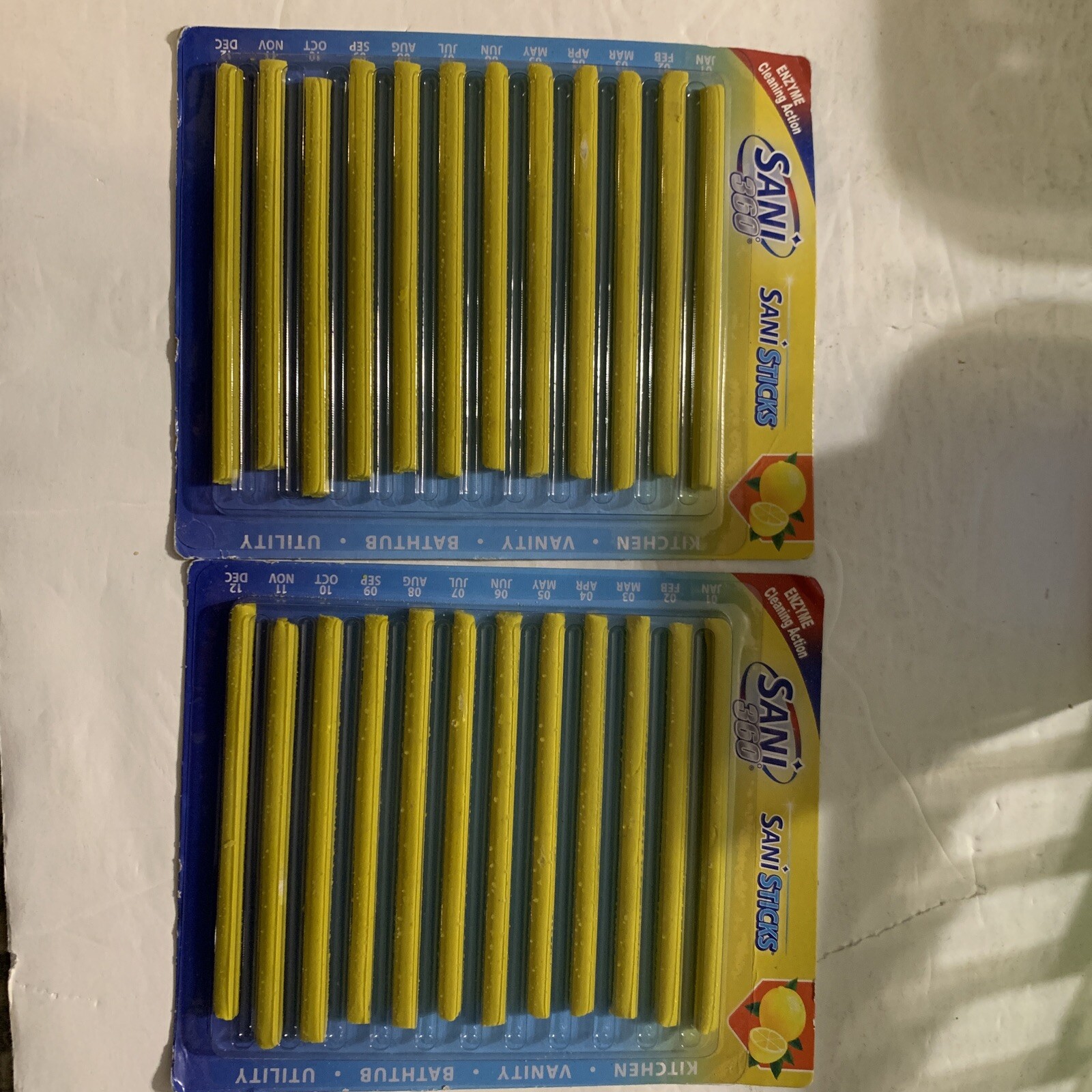 24 SaniSticks Lemon Fresh Enzyme Cleaning Action gallery