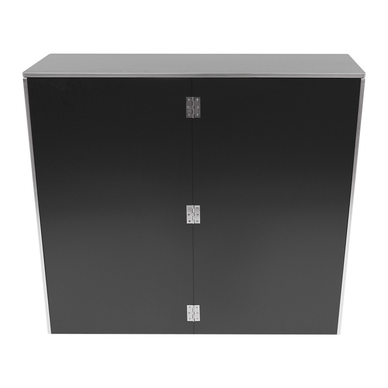 2-Tier Portable Event Bar Foldable Bar Cabinet Parties Picnics 66-110lbs/30-50kg gallery