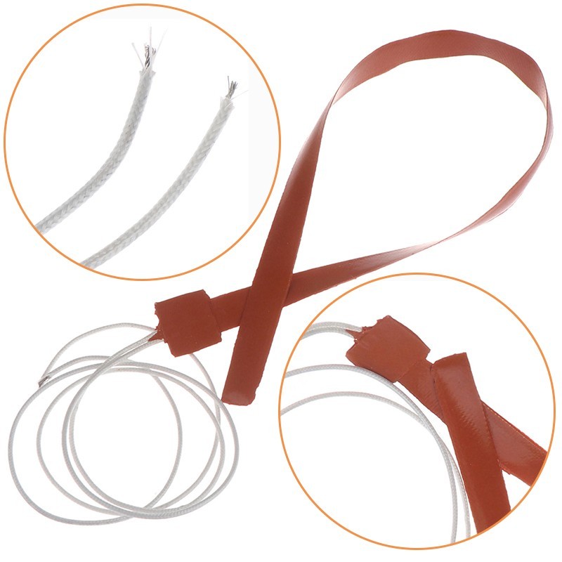 Acid-resistant Silicone Thermal Heating For Pads Flexible Heater 50W 12x500mm12V gallery