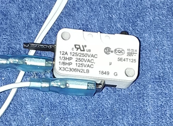 Original Whirlpool Float Switch X3C306N2LB 12A 125/250VAC 1/3HP-1/6HP WDH70EAPW gallery