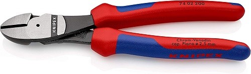 Knipex - 74 02 200 - High Leverage Diagonal Cutters Nom Len 8 in. - (Pack of 1) gallery