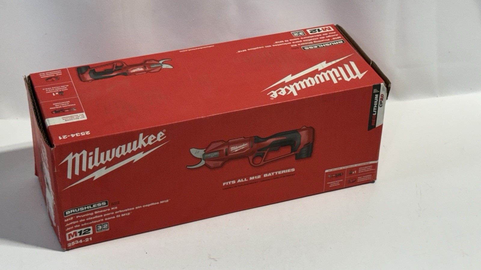 Milwaukee Tool 2534-21 Pruning Shears Kit, 1-1/4 In Cut Cap, Sk5 Steel 2-1/4 In gallery