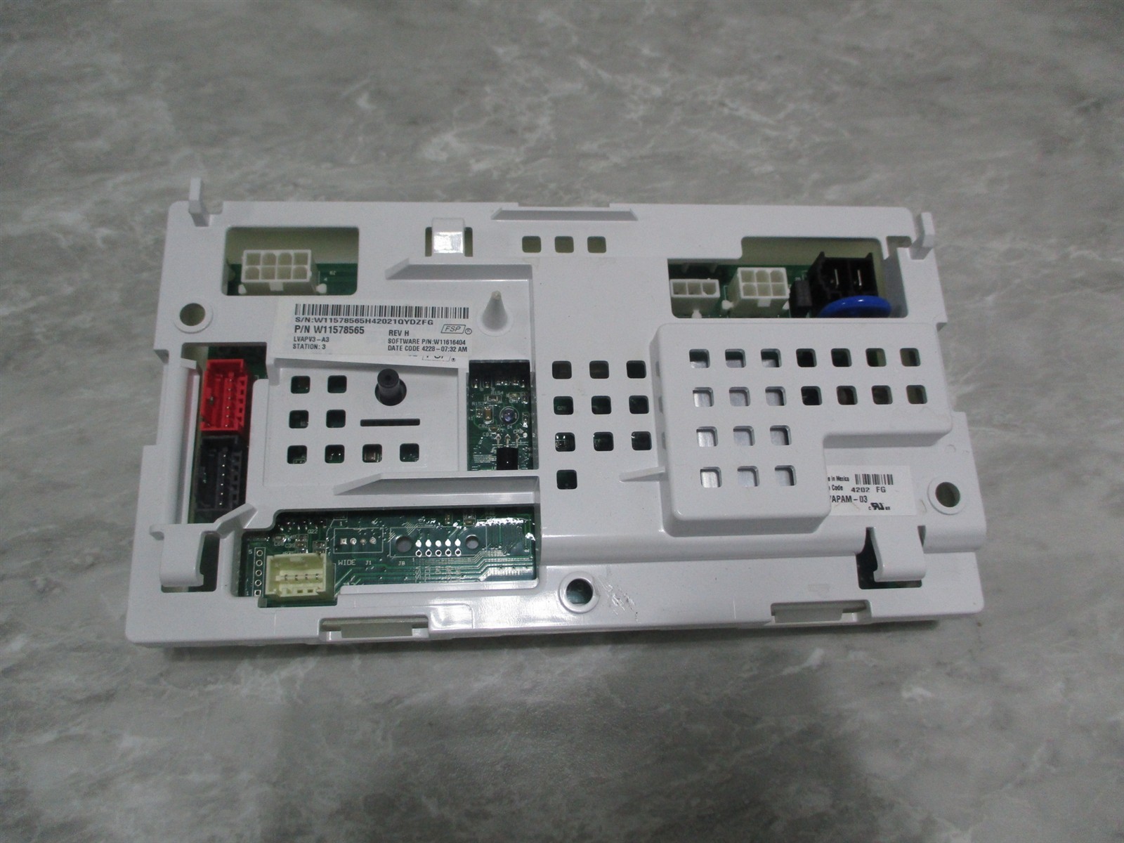 WHIRLPOOL WASHER CONTROL BOARD PART # W11578565 W11603810 gallery