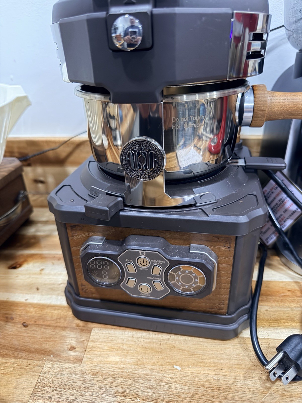 Electric Coffee Bean Roaster Machine Coffee Bean Roaster Roasting Home Use gallery