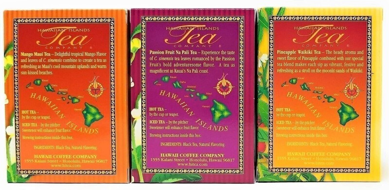 Tropical Tea Gift Set, Mango, Passion Fruit, Pineapple, 60 Tea Bags, 3 Boxes gallery