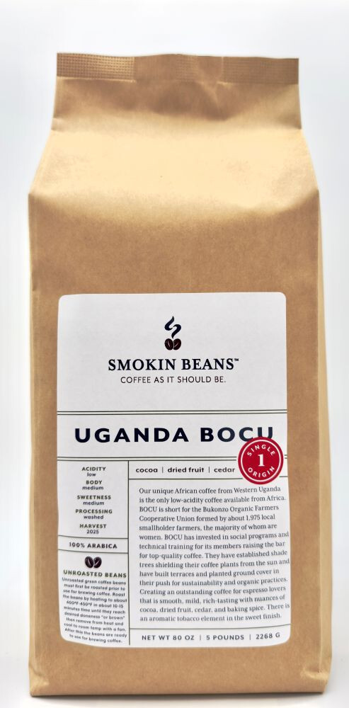 2lb/40lb - Uganda AA – Specialty Grade – Premium Unroasted Green Coffee Beans gallery
