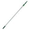 Unger-96" Threaded Telescoping Pole, 7/8 in Dia, Silver/Green, Aluminum/Pl|15854 gallery