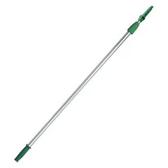 Unger-96″ Threaded Telescoping Pole, 7/8 in Dia, Silver/Green, Aluminum/Pl|15854