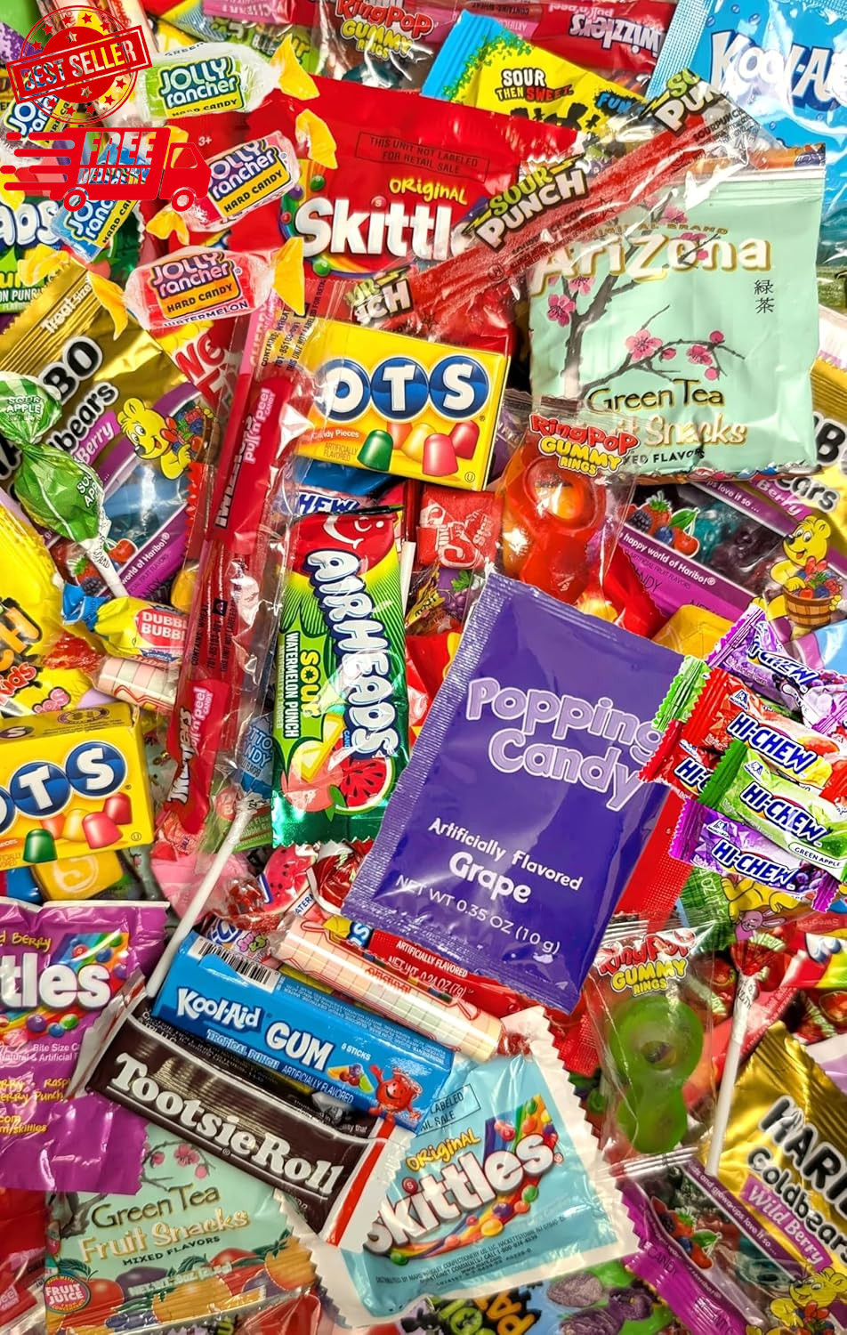 Variety Candy Pack - 2 LB Assorted Party Mix - Individually Wrapped Bulk Candy - gallery