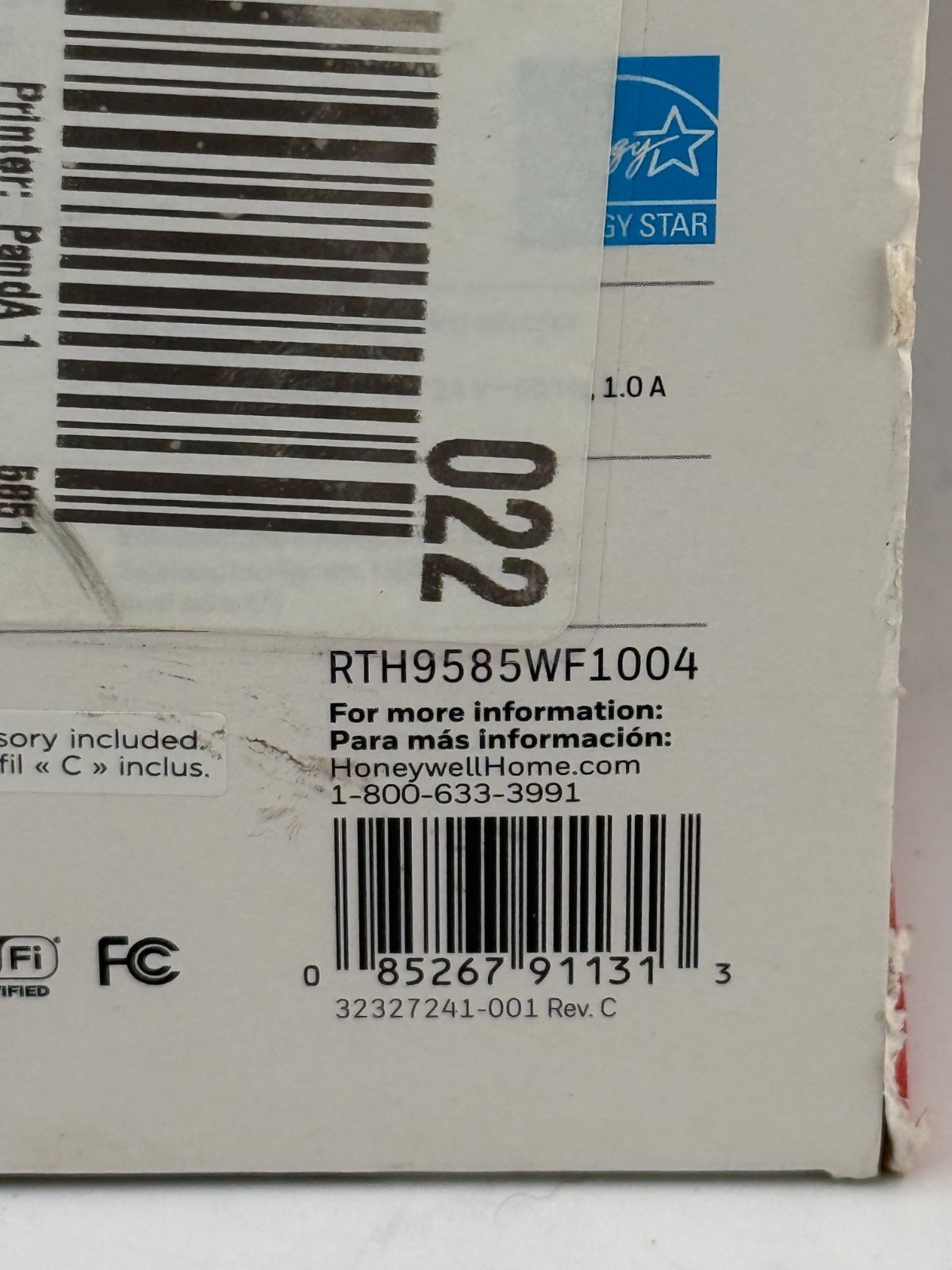 Honeywell RTH9585WF Programmable Thermostat - Gray ‎(RTH9585WF1004/W)NU gallery