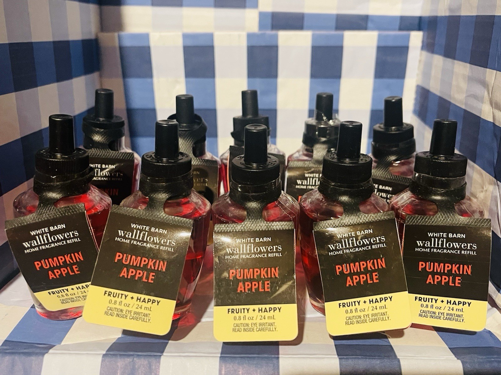 10 Bath & Body Works Wallflowers Pumpkin Apple Diffuser Refill Bulbs gallery