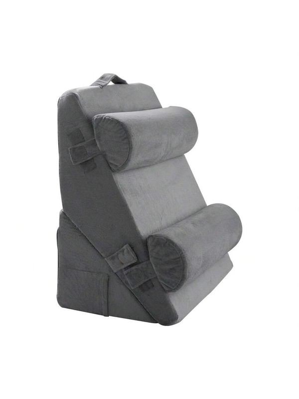 Wedge Pillow For Sleeping, 4 Pcs Adjustable Orthopedic Bed Wedge Set Dark Grey gallery