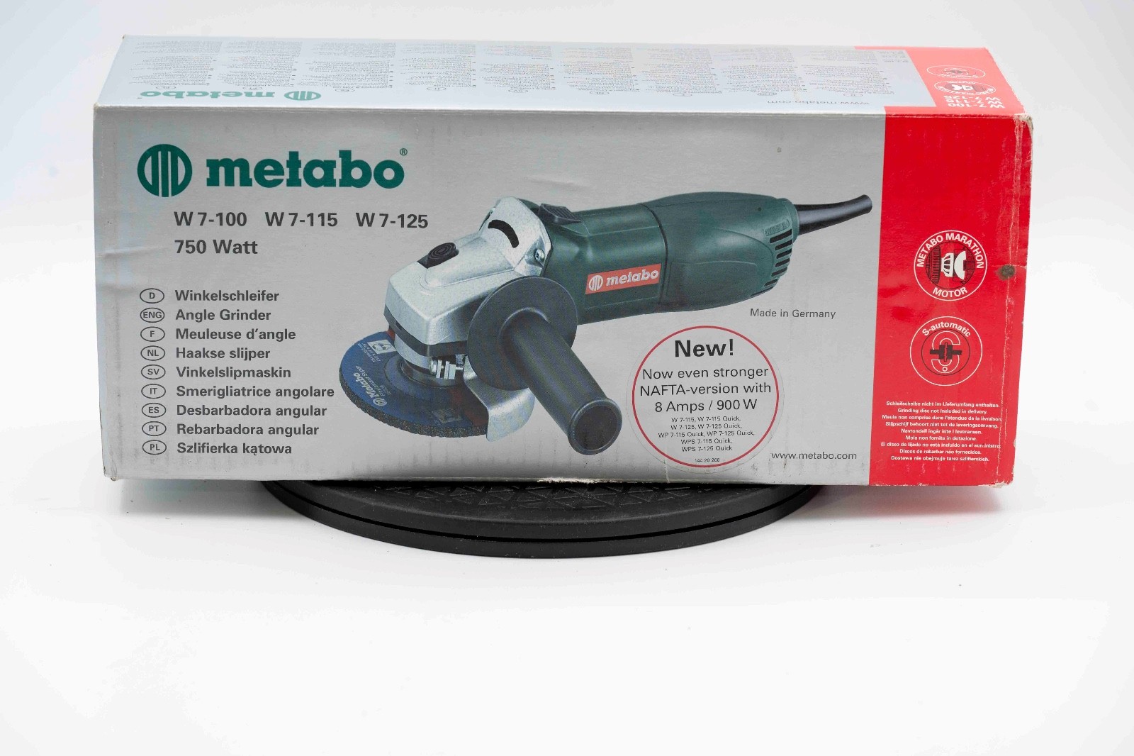 Metabo W7-115 Vintage 4 1/2" Angle Grinder Sander 7 Amp Made In Germany gallery