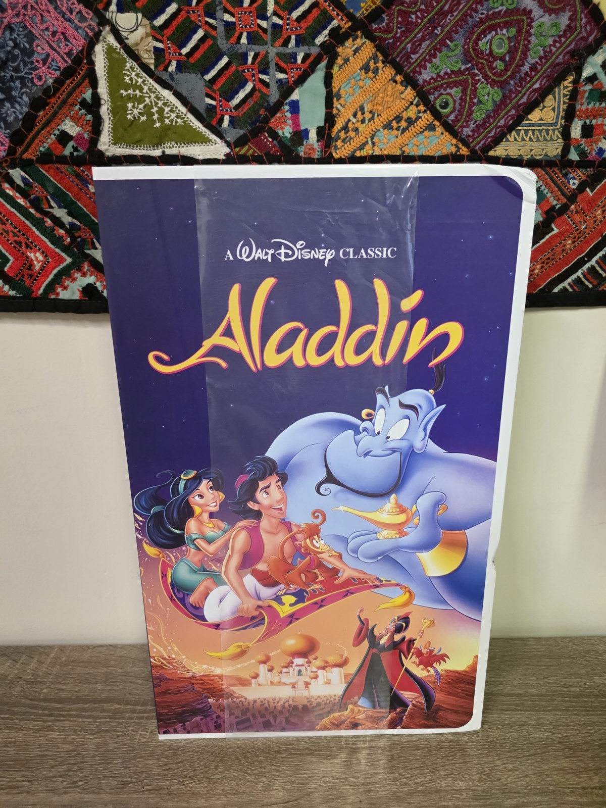 Disney Aladdin Classic VHS Boxed Soft Touch Throw Blanket 50" × 70" NEW gallery