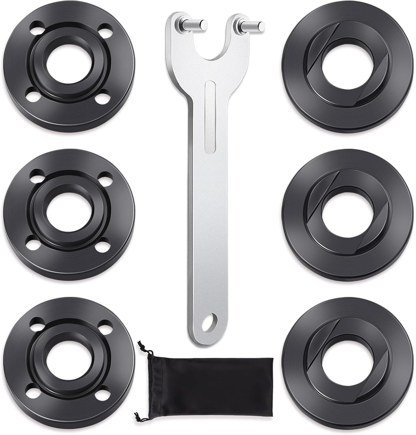7PCS Angle Grinder Nut Angle Grinder Flange Wrench, Premium Flange Metal Lock gallery