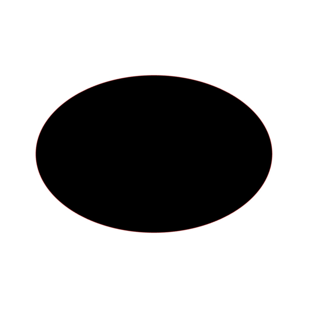 Oval Shape Sticker PICK SIZE COLOR Vinyl Die-Cut Decal Ellipse Car Bumper Window gallery