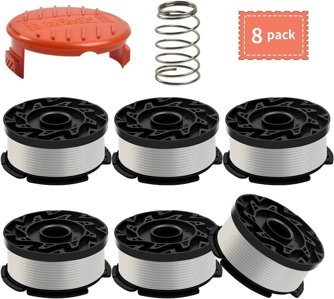 String Trimmer Line for Black and Decker Trimmer/Edger, AF-100, 6 Spools , 1 Cap gallery