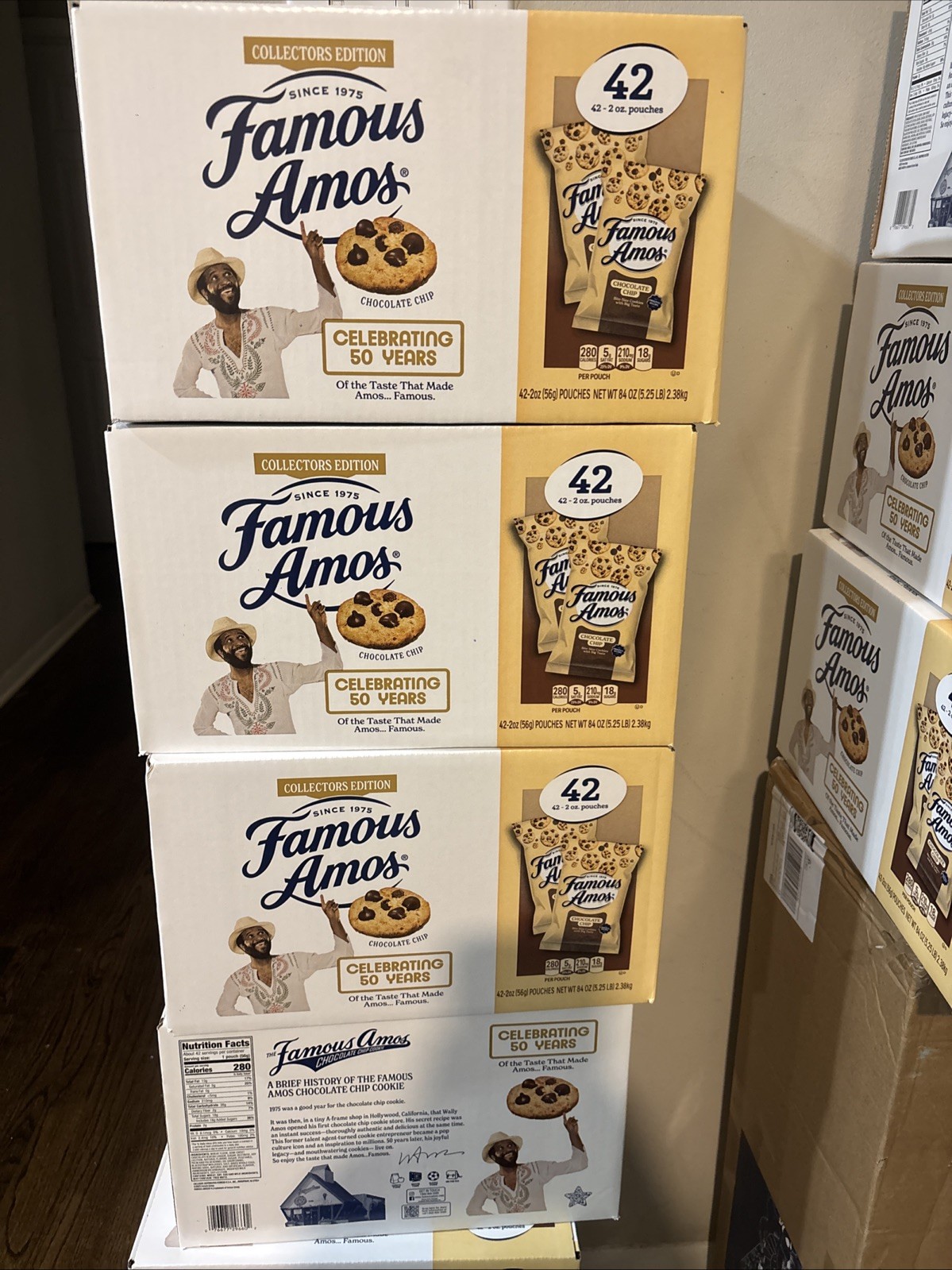 Famous Amos Chocolate Chip Cookies, 2 oz., 42 pk. gallery