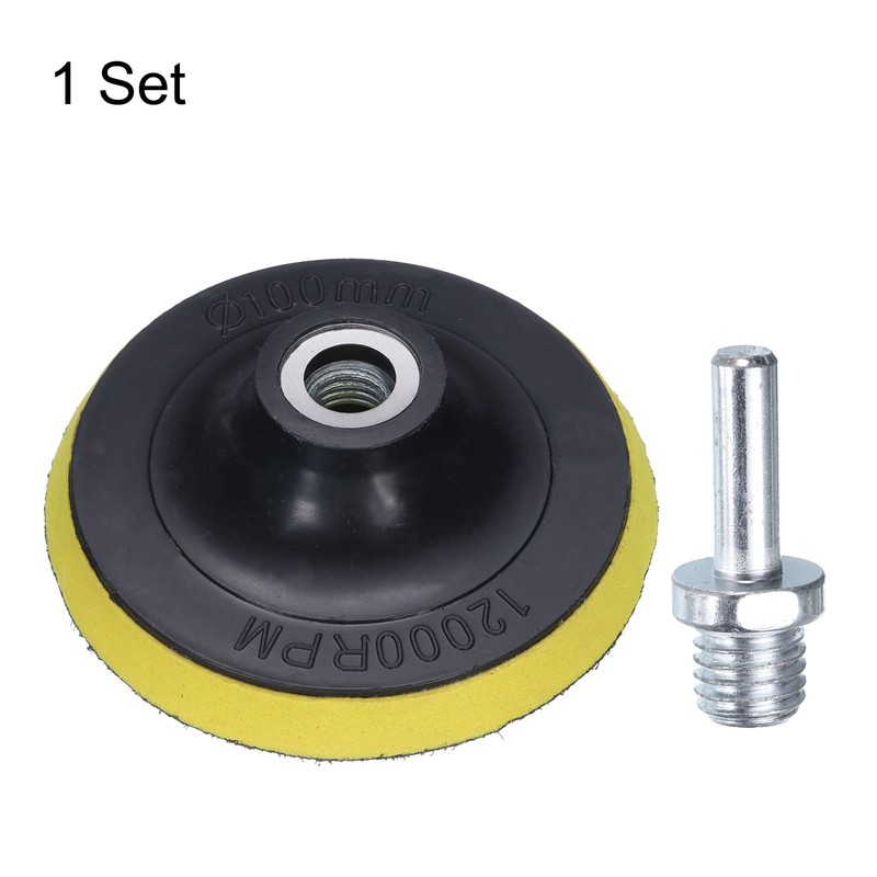4 Inch Hook and Loop Sanding Disc Pads M14 Shank, 1 Set 2pcs gallery