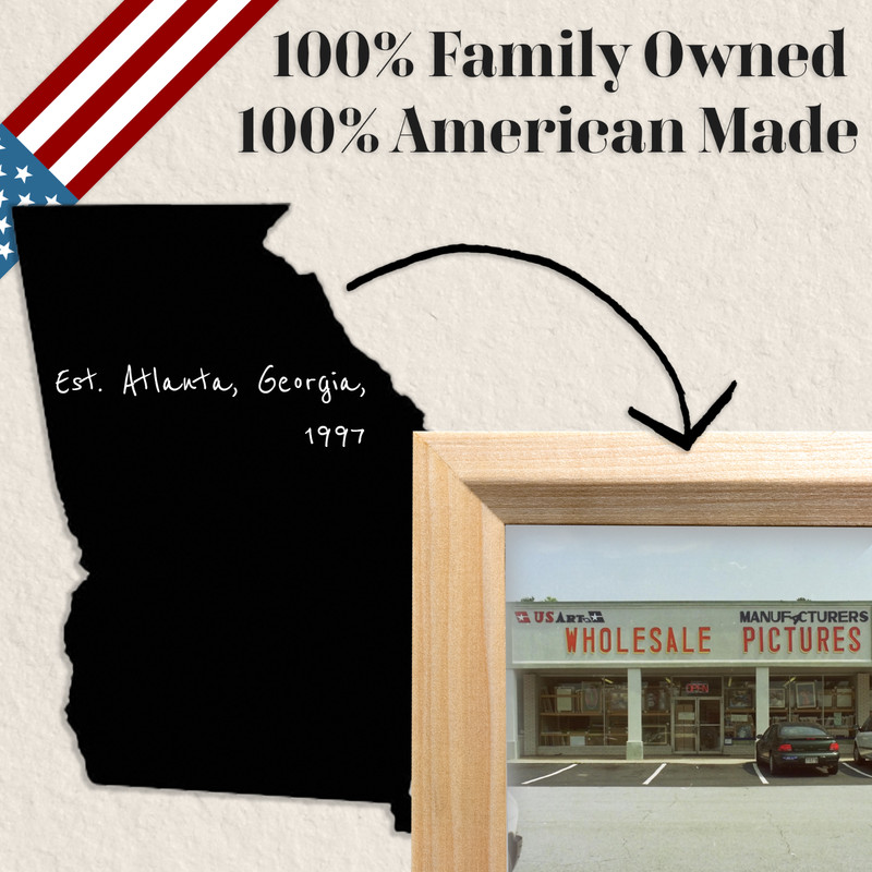 US Art Frames 1.25" Withered Ash MDF Wall Decor Picture Frame S-B gallery