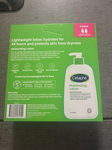 Cetaphil Moisturizing Lotion 20oz 2 Pack Dry Normal Sensitive Skin Hydrating gallery