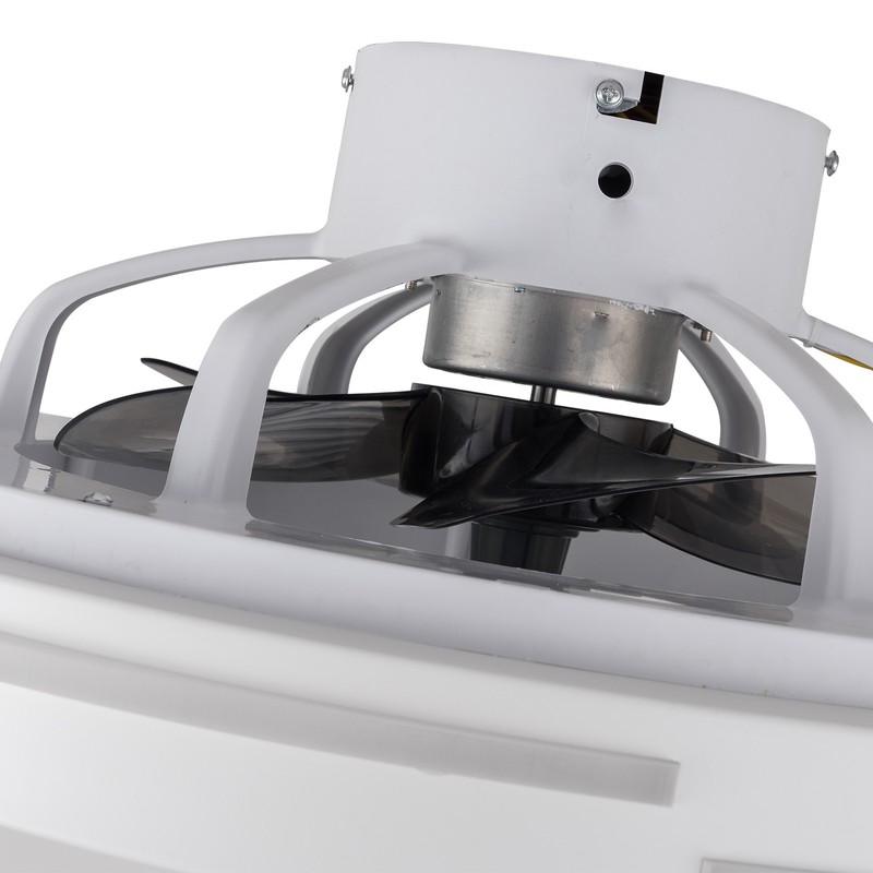 20 Inch Modern Ceiling Fan Light 72W LED Quiet 35dB with Remote Control gallery