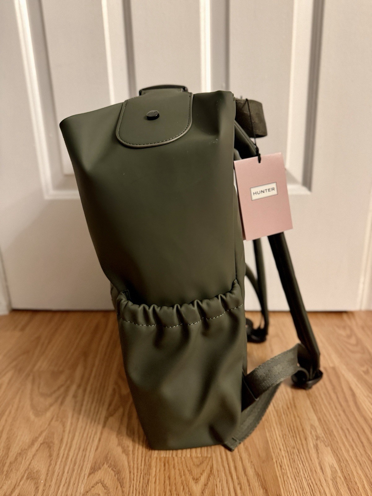 Hunter Top Clip Backpack Green With Tags 2