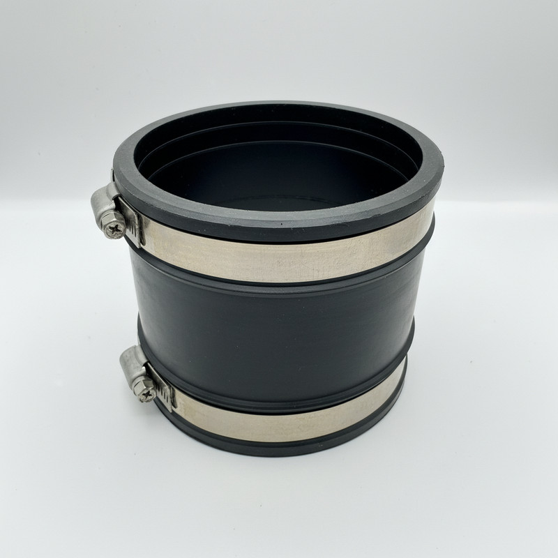 Flexible Rubber Coupling with Stainless SteelClamps|PVC Cast Iron Pipe Connector gallery