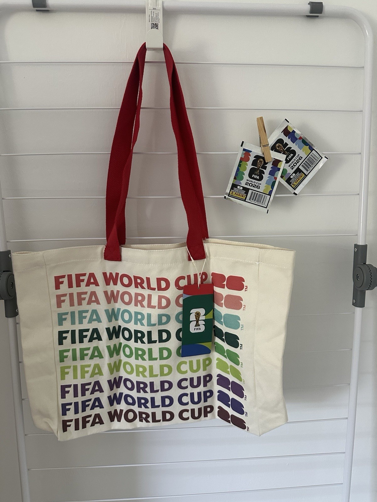 FIFA World Cup 2026 Reusable Tote & 2 packs of FIFA stickers gallery