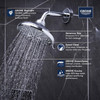 Grohe 26 789 Rainshower SmartActive 1.75 GPM Multi Function - Hard Graphite gallery
