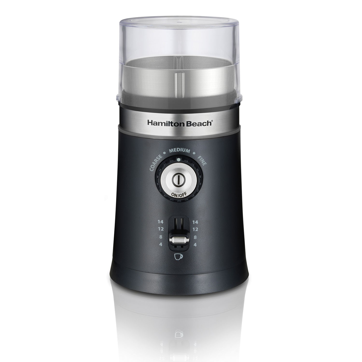 Hamilton Beach Custom Grind 5 Setting Coffee Grinder Brew 14-Cups 80393FG gallery