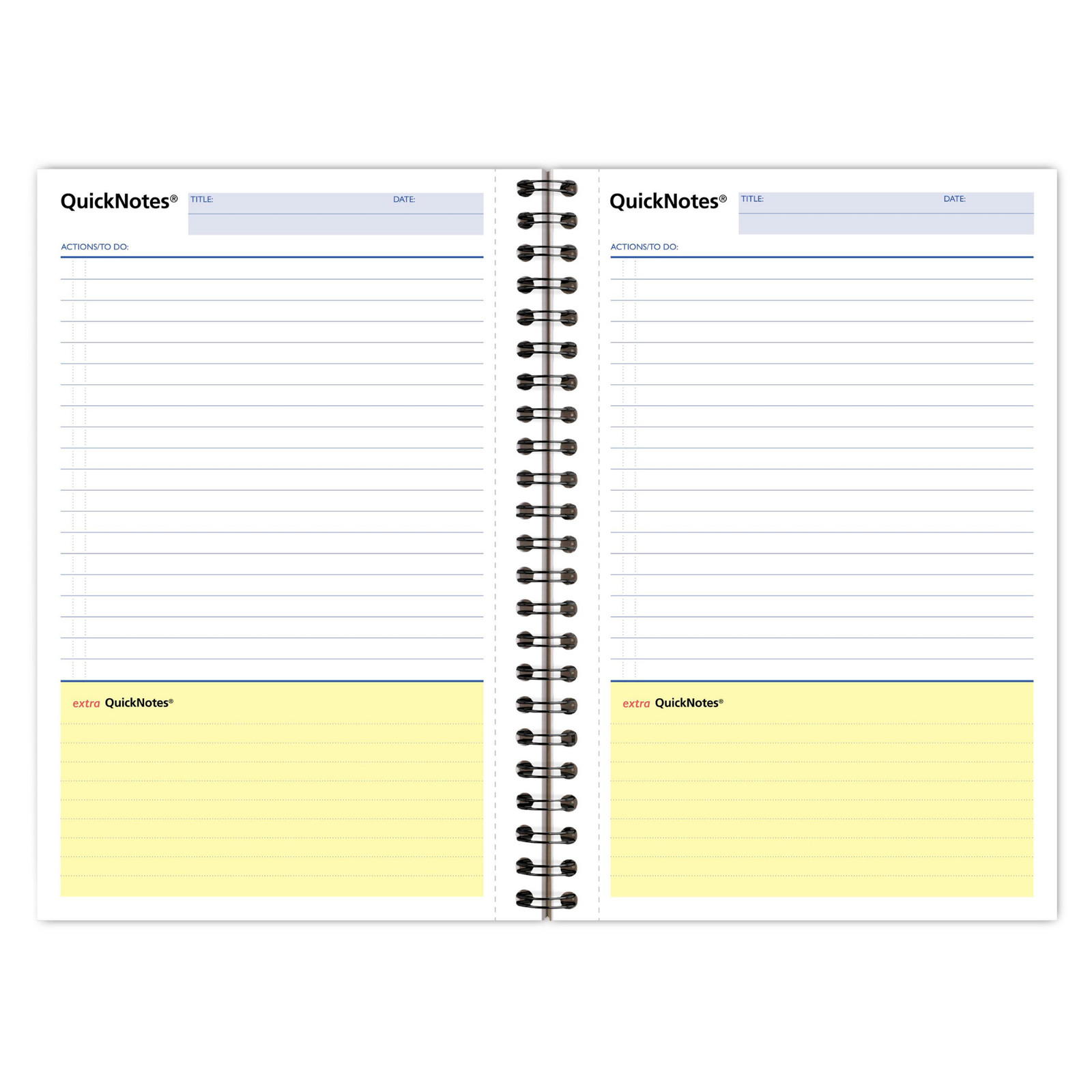 Cambridge Limited Wirebound QuickNotes Business Notebook: 4-7/8 in. x 8 in. Blac gallery