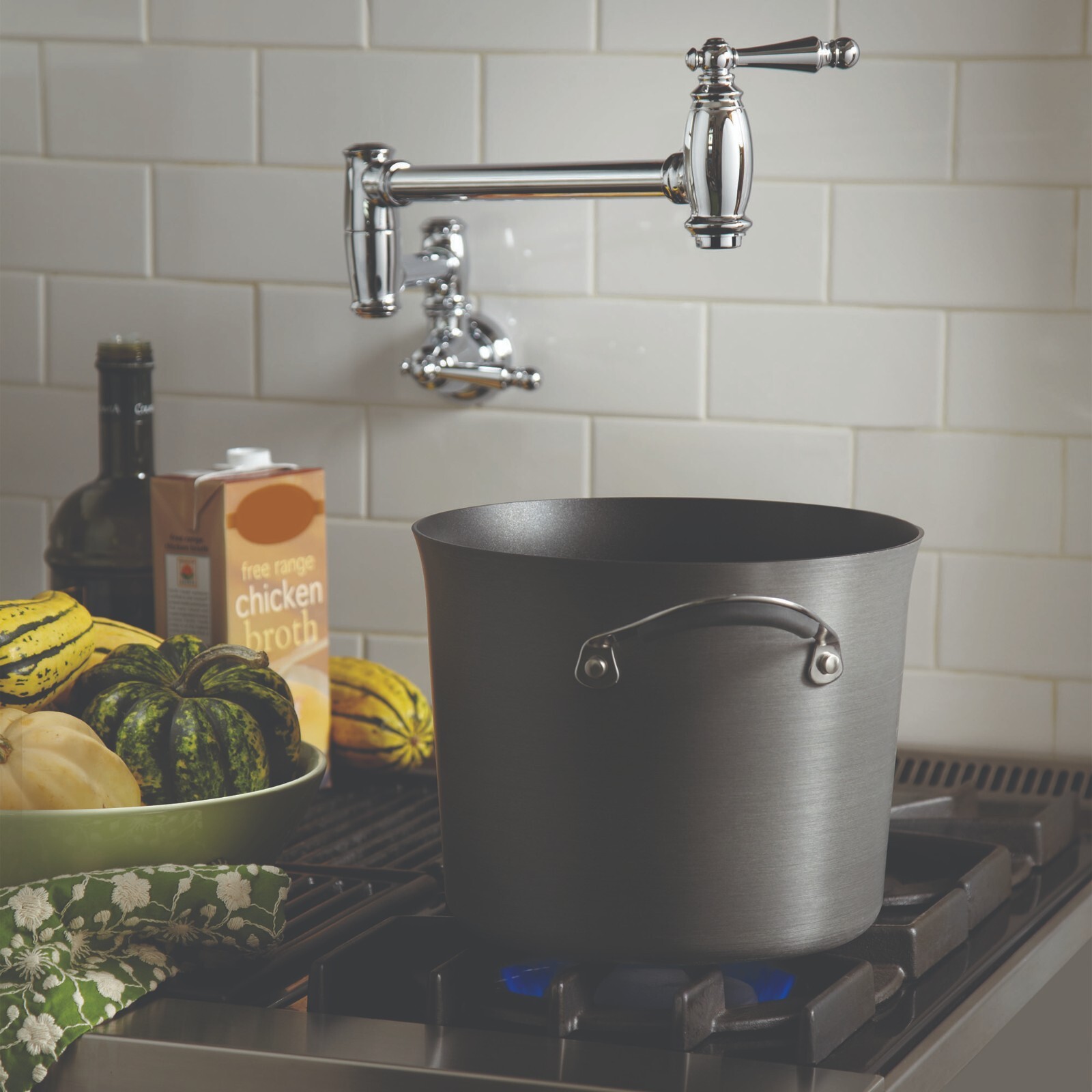 American Standard DXV Traditional Pot Filler D35402.900.100 Polished Chrome gallery